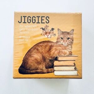 Jiggies Mini Cat 81 piece Puzzle - Brown and Tan